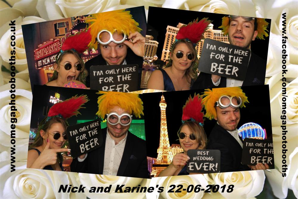 Nick & Karine's Wedding | View more photos from the event at gallery.omegaphotobooths.co.uk/u/Omega-Photobooths/Nick-Karines-Wedding